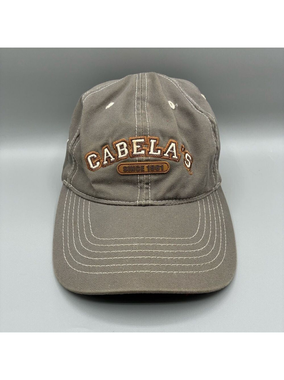 Vintage Cabela’s 2005 Rogers Minnesota Adult OSFA Gray Embroidered Outdoor Hat
